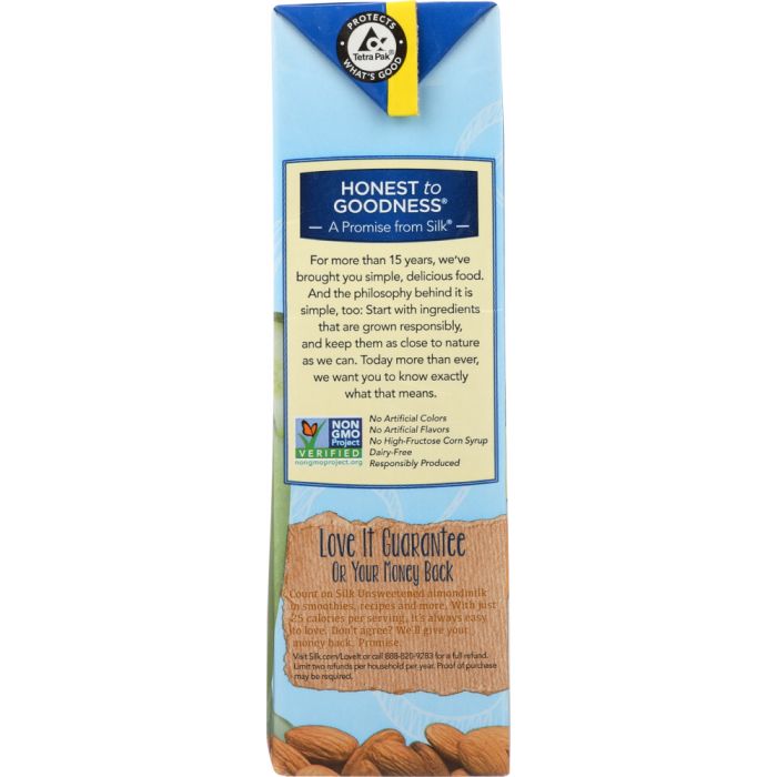 SILK: Pure Almond Unsweetened Almondmilk Vanilla, 32 oz