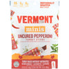 VERMONT SMOKE: Minis Uncured Pepperoni Turkey Sticks, 3 oz