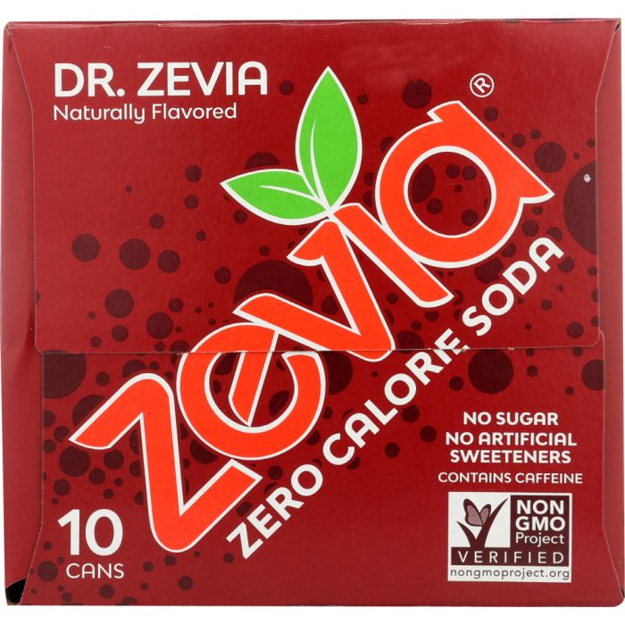 ZEVIA: Dr. Zevia Zero Calorie Soda 10 Pack, 120 fl oz