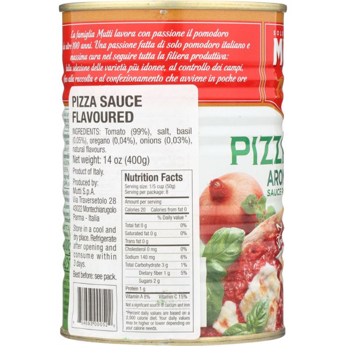 MUTTI: Pizza Sauce With Spices, 14 oz
