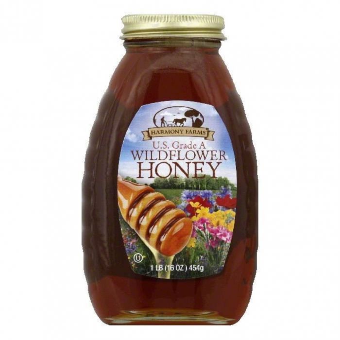HARMONY FARMS: Wild Flower Honey, 16 oz