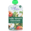 PLUM ORGANICS: Baby Food Apple Spinach Avocado S2, 3.5 oz