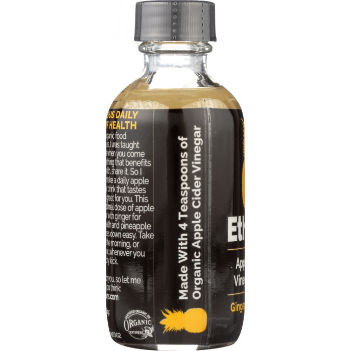 ETHANS: Pineapple Ginger Apple Cider Vinegar Shot, 2 fl oz